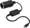 USB C Male to 12V Adapter, USB to Car Cigarette Lighter Socket Converter Cable for Car Driving Recorder, GPS, E-Dog and