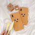 UnnFiko 3D Cute Cookie Case for iPhone 11, Creative Soft Gel Rubber Protection Cover with Ring Holder