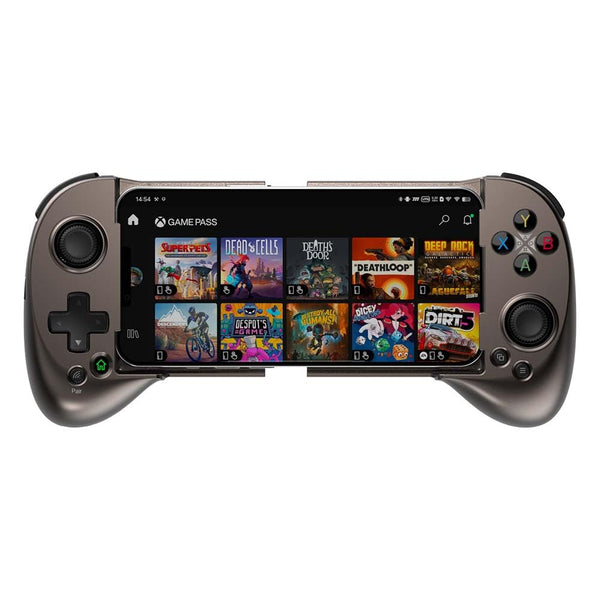ShanWan Mobile Game Controller for iPhone, Bluetooth Wireless Gamepad with Phone Case Support, Long Battery Life