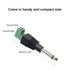 1/4 Jack, 4Pcs Solderless 1/4 Inch Audio Jack TS Male Mono Plugs Connector for Speaker, Guitar, Microphone Cables Repair