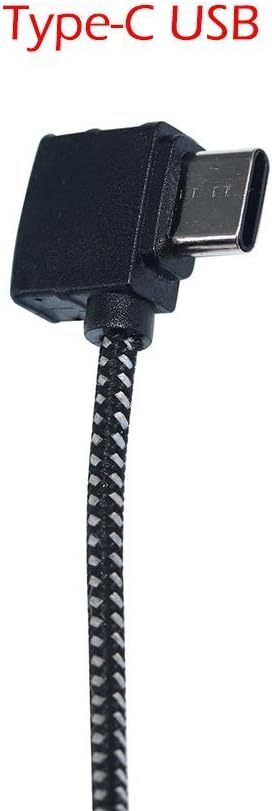 BTG Nylon Braided Type-C USB Data Cable for DJI Mavic Mini/Mini SE/Mavic Pro/Mavic Air/Mavic 2 Pro Zoom