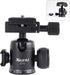 XILETU Tripod Ball Head 360 Panoramic Metal with Arca Type Quick Release Plate,