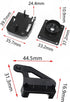2 Pack Pan Tilt Camera Servo Horns Mount Bracket Platform Anti-Vibration Head Stand for Aircraft 2 Axis FPV Plane PTZ Aerial Photography 9G SG90 ESP32-CAM Drone Arduino Raspberry