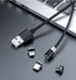 Magnetic Charging Series (Micro Tips) 10pcs, Just Micro Tips Without Nylon Braided USB Cords, Compatible for Micro