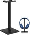 Link Dream Headset Holder - Gaming Headphone Stand with Aluminum Bar, Flexible Headrest, Anti-Slip, Black