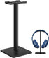 Link Dream Headset Holder - Gaming Headphone Stand with Aluminum Bar, Flexible Headrest, Anti-Slip, Black