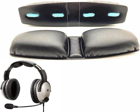Replacement Head Pads, Soft Headband Pads for Lightspeed Zulu Aviation Headset (Zulu Headband Pad)