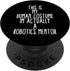 Human Costume Robotics Mentor PopSockets Swappable PopGrip, Science Robo Coach Robotics