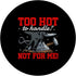 Too Hot to Handle Blacksmith Hammer Tool, Construction PopSockets Swappable PopGrip