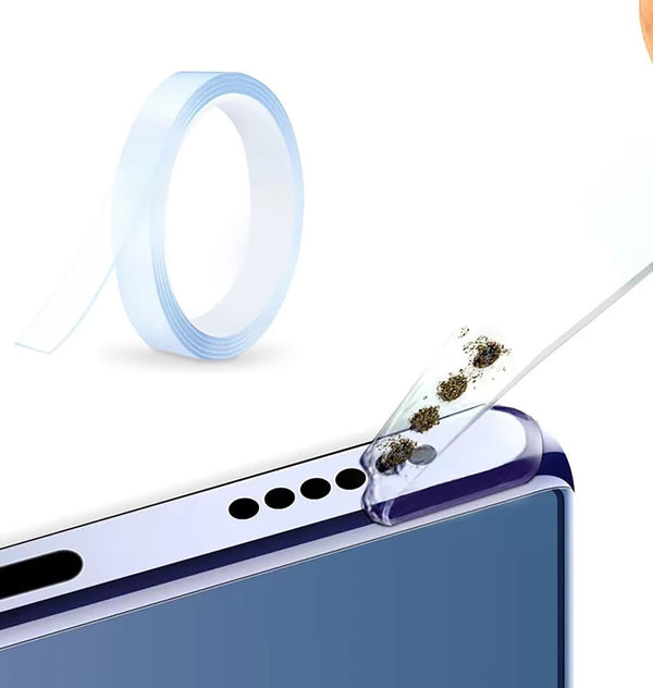 Selfdefine Cell Phone Cleaning Tools for iPhone Charging Port Dust Remover Tape, Phone