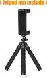 Universal Cell Phone Tripod Mount Adapter, Phone Holder Clip for Monopod Selfie Stick and More