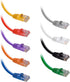 InstallerParts 8 FT Black Cat6 Ethernet Cable - 1 Pack, 10Gbps, Compatible with Laptops, PCs, Routers