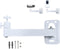Foldable Projector Wall Mount | White Heavy-Duty | 1/4" Screw | 360