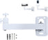 Foldable Projector Wall Mount | White Heavy-Duty | 1/4" Screw | 360