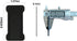 WUOJI -2Pack(Black) Finger Strap Phone Holder - Ultra Thin Anti-Slip Universal Cell Phone Grips Band Holder for Back