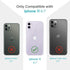 Flower Designed iPhone 11 Case with Screen Protector, Floral Clear Shockproof Full Body Soft Bumper Cover 6.1 Inch