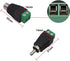 FULARR 20Pcs Professional RCA Connector Kit - 10 Pairs RCA Male Plug & Female Socket for AV Screw Terminal Block