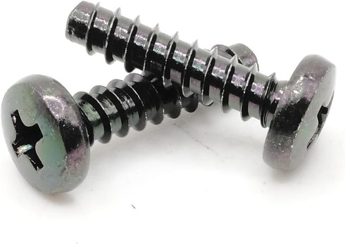 Replacement Screws 1 Set of Metric Screws (Model RS-198178) Pan Head - Philips Drive - Black Plated (Pack of 2)