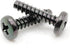 Replacement Screws 1 Set of Metric Screws (Model RS-198178) Pan Head - Philips Drive - Black Plated (Pack of 2)