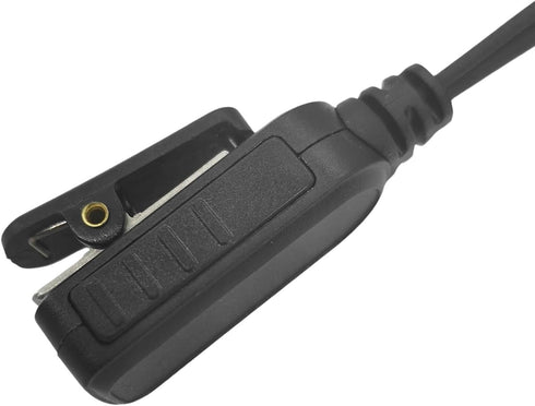 2-Way Radio Earpiece D Shape Loop Ring Headset for Baofeng, Retevis, Kenwood 2 Pin Walkie Talkies