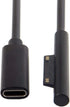 DC 15V Type-C USB-C Female to Surface Pro Charge Cable for Laptop