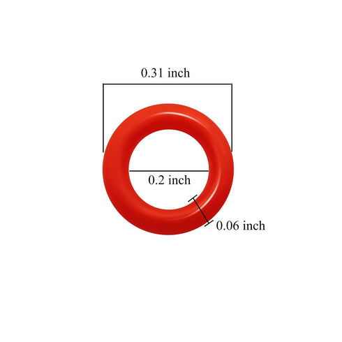 ThreeBulls 120Pcs Clear Rubber O-Ring Keyboard, O-Rings Keycaps, Switch Dampeners Keycap, for Cherry MX Key Switch