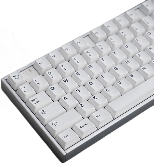 White Keycaps Set, Cherry Profile Doubleshot Bow Keycaps, 120 Keys Custom Keyboard Keycap for 60% 65% 70% 75% Cherry MX