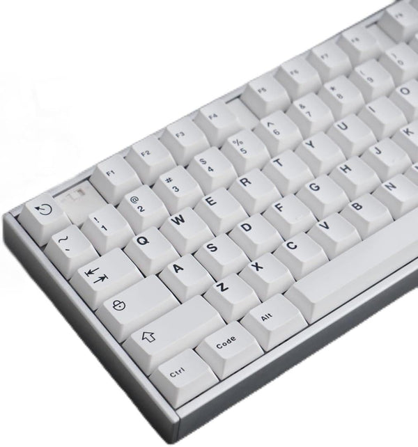 White Keycaps Set, Cherry Profile Doubleshot Bow Keycaps, 120 Keys Custom Keyboard Keycap for 60% 65% 70% 75% Cherry MX