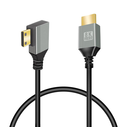 GELRHONR 8K Mini HDTV to HDTV Cable, Mini Male to Male 48Gbps