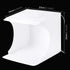 Mini Studio Light Box PULUZ - 7.87in/20cm Foldable Photography Lighting Tent Kit with 40 LED Beads, 6 Colors Backdrops