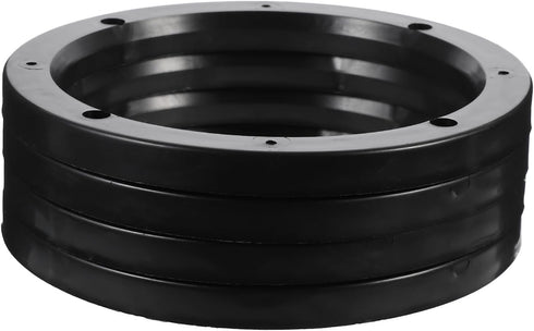ULTECHNOVO 4 Pcs Universal Fit Car Speaker Spacer, 6.5 Inch Adaptor Ring Mounting Bracket for Plastic Car Stereo