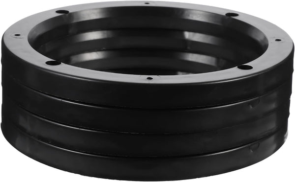 ULTECHNOVO 4 Pcs Universal Fit Car Speaker Spacer, 6.5 Inch Adaptor Ring Mounting Bracket for Plastic Car Stereo