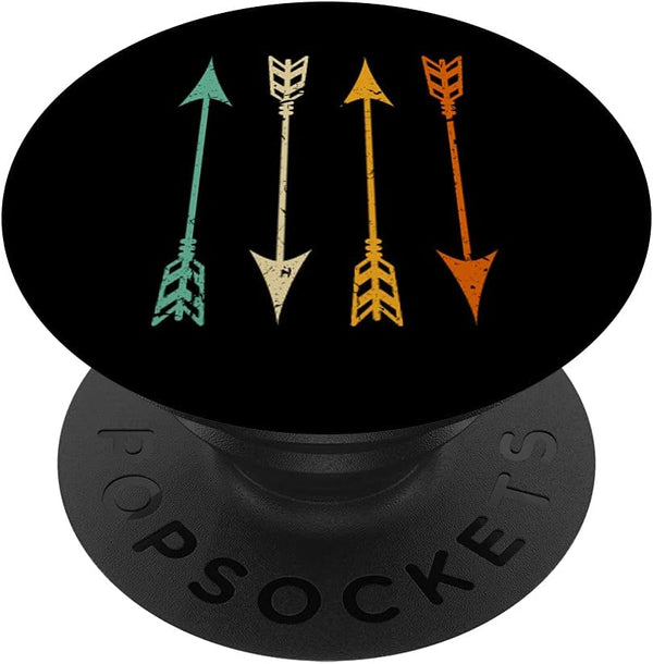 Vintage Archery Arrows for Bow Hunting Retro PopSockets Swappable PopGrip