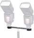 UTEBIT 8 inch Flash Bracket, Dual Camera Mount Extension Bar with 1/4 Screw Hot Shoe, Tripod Mount for DSLR, 2 Packs