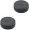 2 Pack Rear Lens Cap & Camera Body Cap Cover Kit for Canon EOS M200 M100 M50 M50 Mark II M10 M5 M6 M6 Mark II