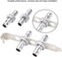 Hose Connectors for Computer Water Cooling System, G1/4 Thread Fitting Direct Hose Connection for Water Cooler System