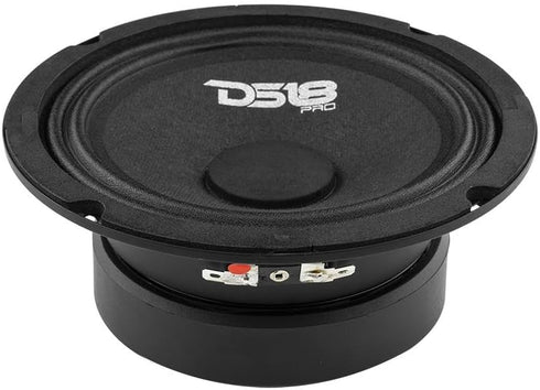 DS18 PRO-GM6SE Loudspeaker, 6.5", Midrange, Sealed Back, 480W Max, 140W RMS, 8 Ohms, Premium Quality Audio