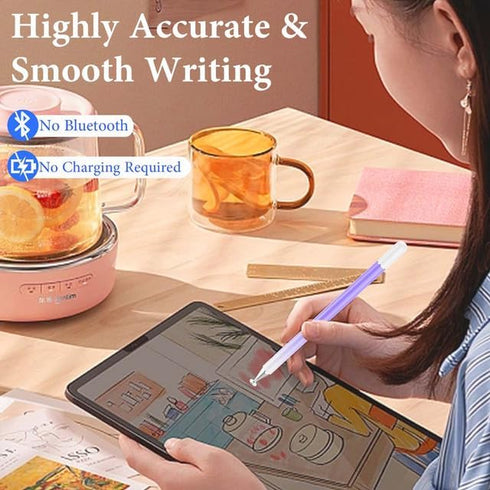 Stylus Pens for Touch Screens (2PCS), Luntak High Precision Magnetic Disc Universal Stylus Pen for iPad, 2 in 1