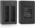 NP-40 Battery Pack, 1500mAh Rechargeable Battery (3-Pack) with USB Dual Charger for Casio NP-40 Camcorders
