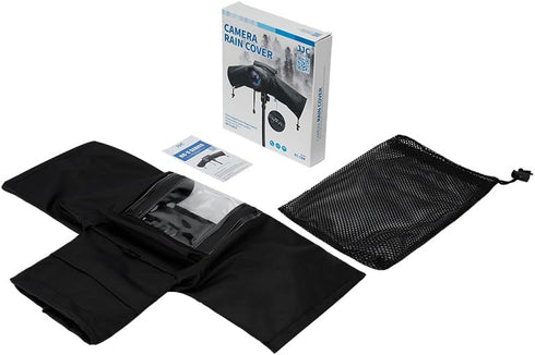JJC Camera Rain Cover Sleeve for Canon, Nikon, Sony, Fujifilm Mirrorless Cameras with Lens Below 7.1x5.5x9.1”
