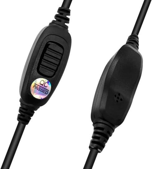 G Shape Ear Piece PTT Mic Earpiece for Motorola Talkabout Walkie Talkie T260tp (Black, Wired)