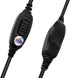 G Shape Ear Piece PTT Mic Earpiece for Motorola Talkabout Walkie Talkie T260tp (Black, Wired)