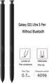 2 Pcs Galaxy S22 Ultra S Pen Replacement for Samsung Galaxy S22 Ultra 5G Stylus Pen, Black