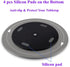 360 Aluminum Rotation Monitor Swivel Base Computer Screen Monitor Turntable Stand Flat Panel TV Rotating Mat for iMac