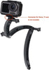 3-in-1 Curved Arced Extension Arms, Different Lengths (7.5/13.5/19.5cm) Compatible with Gopro Series and Action Cams