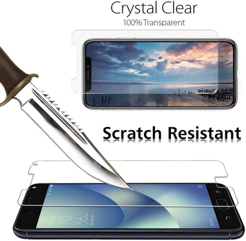 Blackview BV8900 Phone Case (6.50") with 4 X Tempered Glass Protective Film, Slim Soft TPU Shockproof Clear Shell
