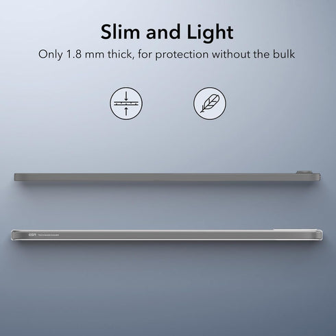 ESR 11 Inch M4/M3/M2 (2026/2025/2024), 5th/4th Gen(2022/2020), for iPad Air Case iPad Air Slim&Light, Yellowing