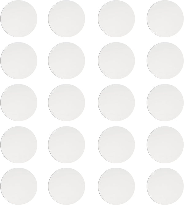 PATIKIL 30mm Metal Plate for Phone Magnet, 36pcs Round Adhesive Metal Plate Replacement