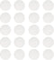 PATIKIL 30mm Metal Plate for Phone Magnet, 36pcs Round Adhesive Metal Plate Replacement