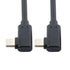 cablecc USB-C Type-C to Type-C Cable Gen2 10Gbps 65W Dual 90 Degree Angled Type 1M